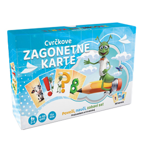 Cvrčkova didaktička igra Zagonetne karte