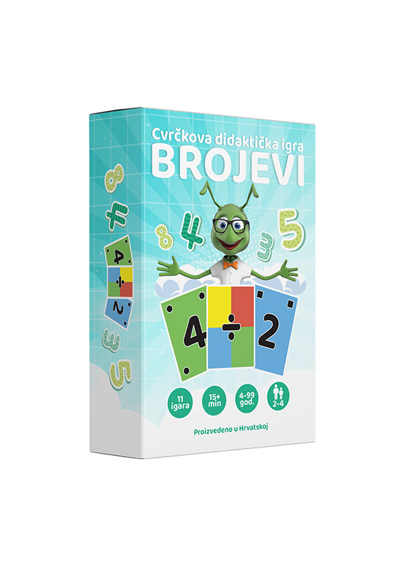 Cvrčkova didaktička igračka Brojevi