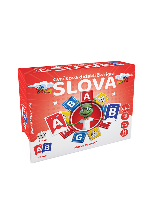 Cvrčkova didaktička igračka Slova