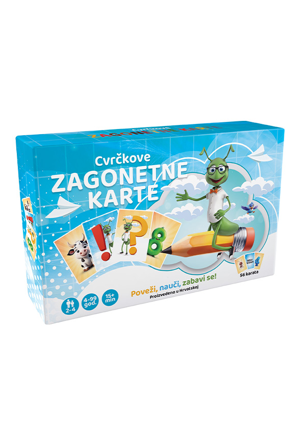 Cvrčkova didaktička igra Zagonetne karte